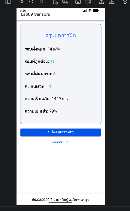 หน้าแสดงสถิติ